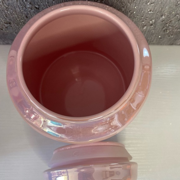 Rae Dunn Pink Merry & Bright Canister Pink Large Cannister - Picture 6 of 11